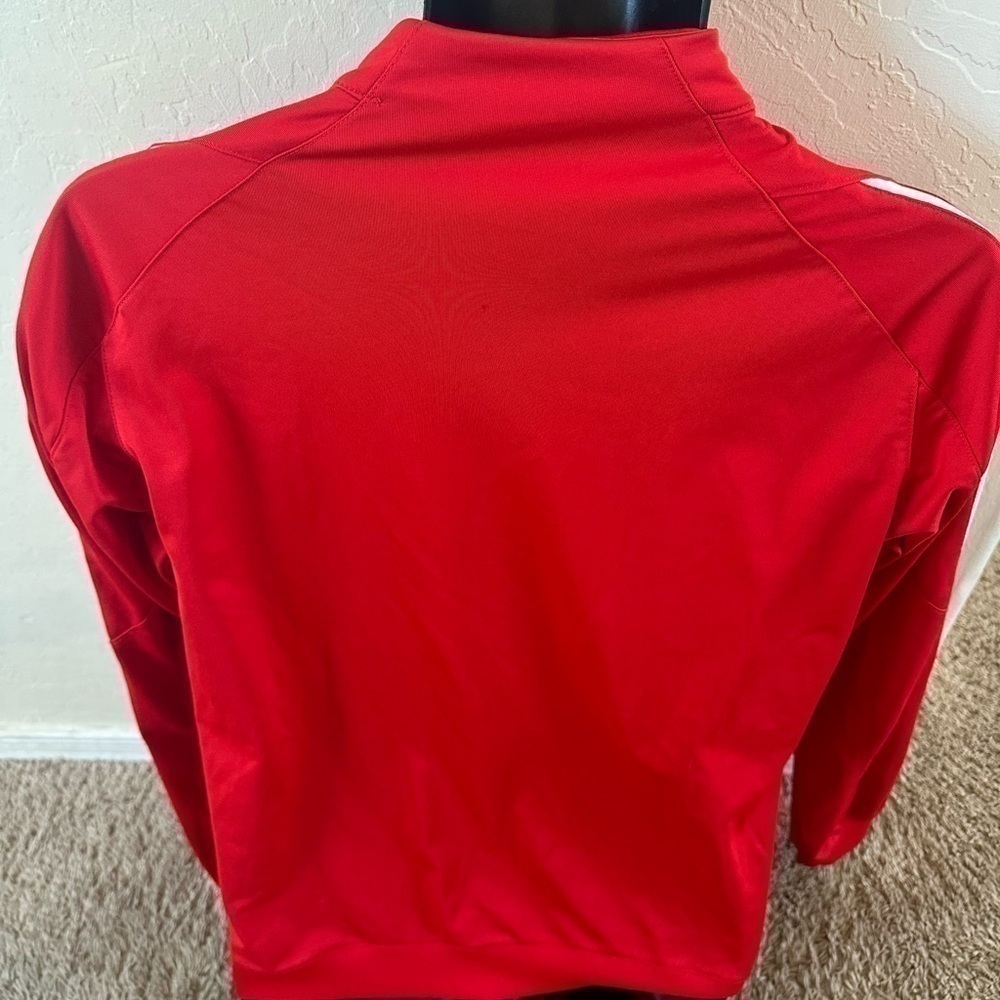 New Mexico Lobos red Nike men’s full zip dri fit red size medium M jacket - Picture 6 of 6